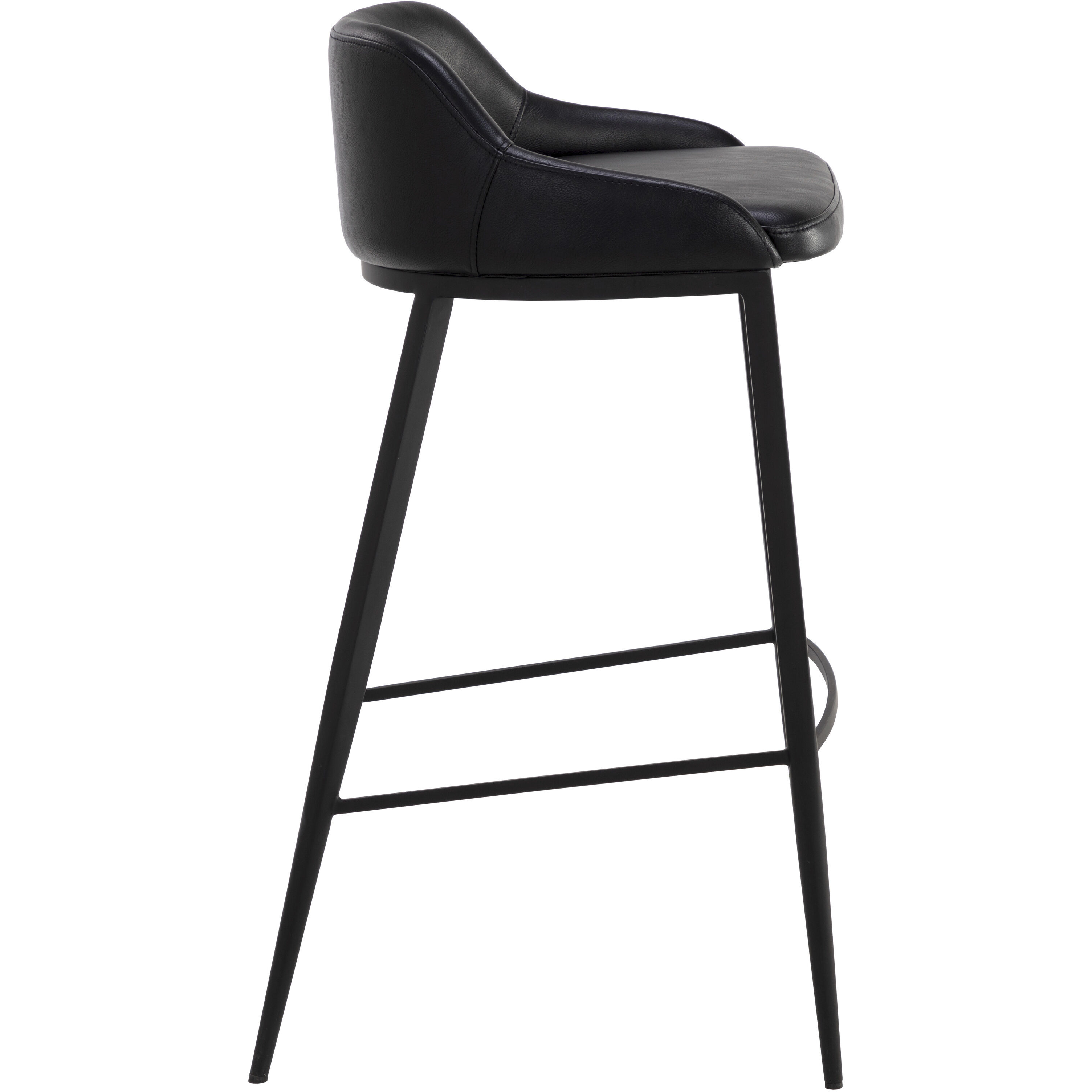 Astra 34.75 inch Black / Nightfall Black Barstool